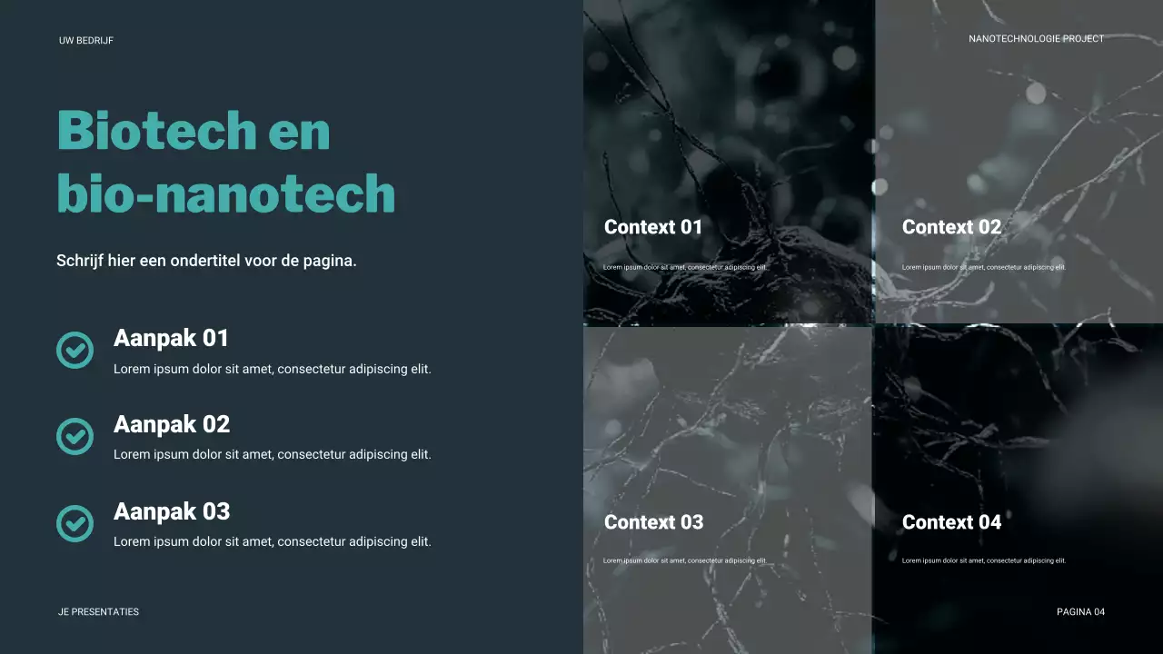 Teal Moderne Technologie Presentatie