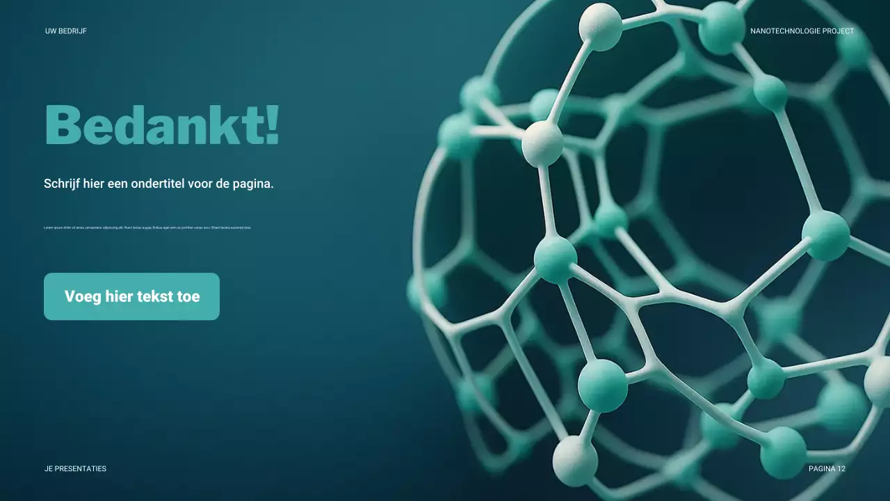 Teal Moderne Technologie Presentatie