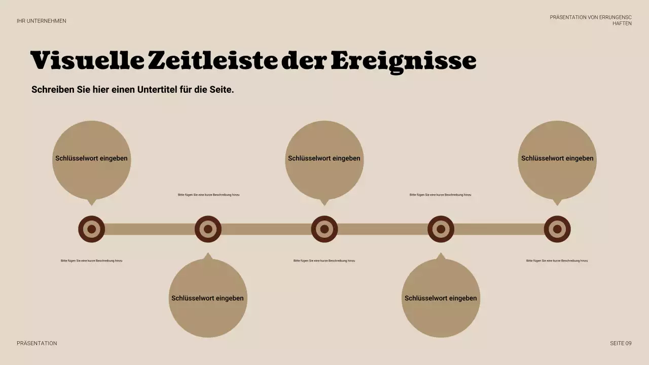 Beige Vintage Business Präsentation