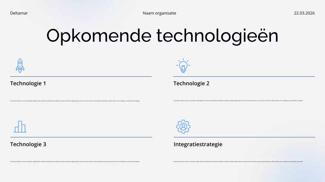 Presentatie van het rapport 'Blauw en Wit Gezondheidszorgtrends en inzichten'