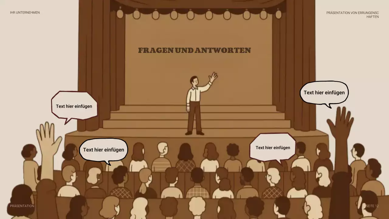 Beige Vintage Business Präsentation