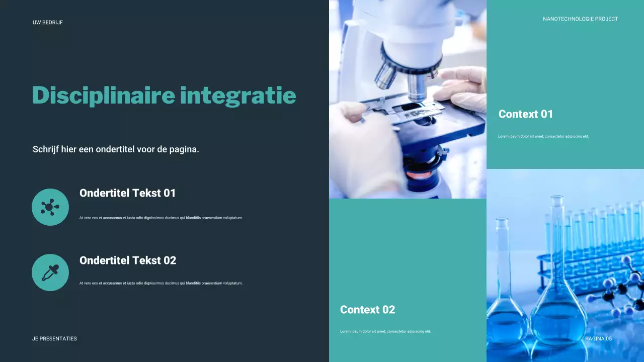 Teal Moderne Technologie Presentatie