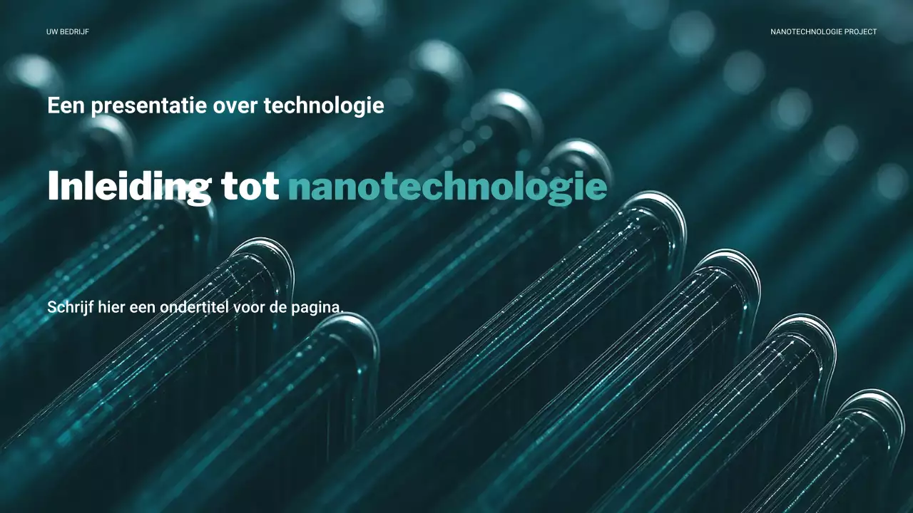 Teal Moderne Technologie Presentatie