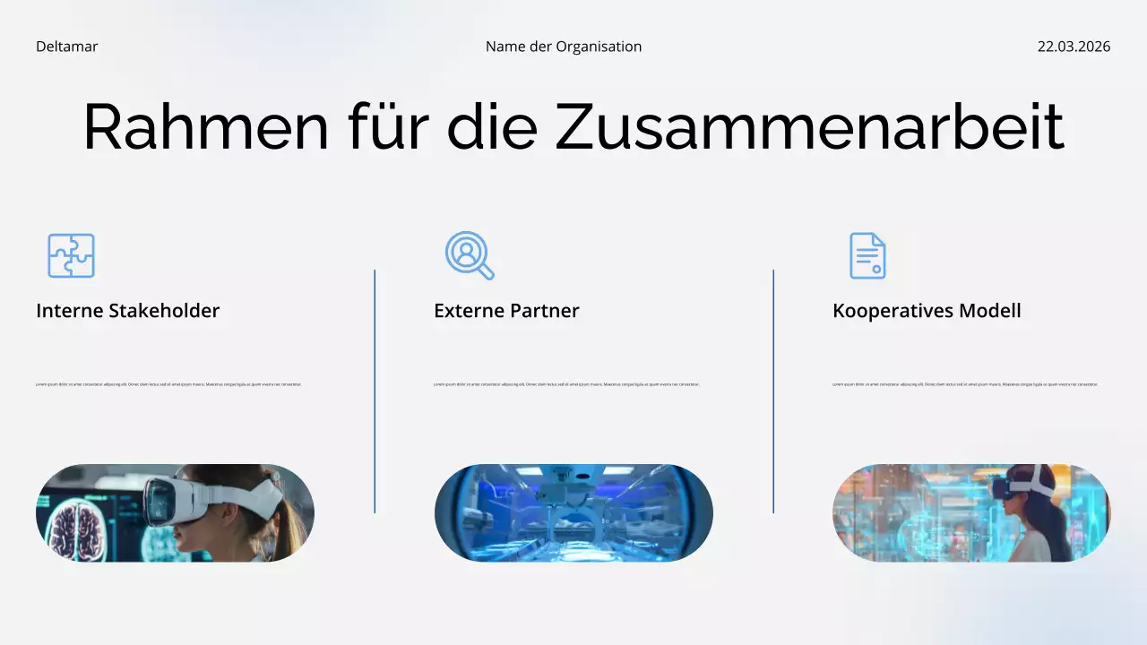 Präsentation des Blue and White Healthcare Trends and Insights Report