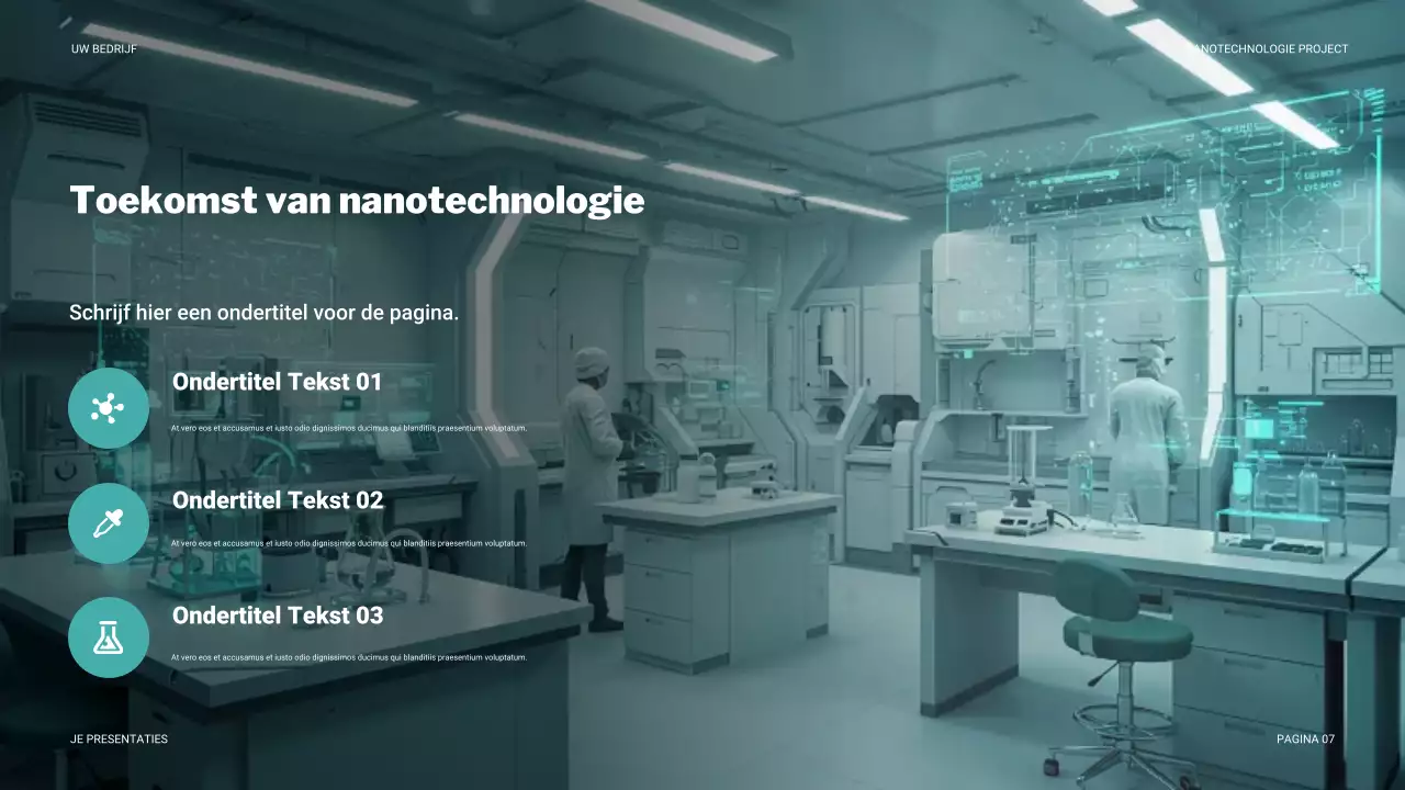 Teal Moderne Technologie Presentatie