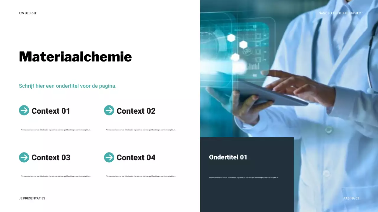 Teal Moderne Technologie Presentatie