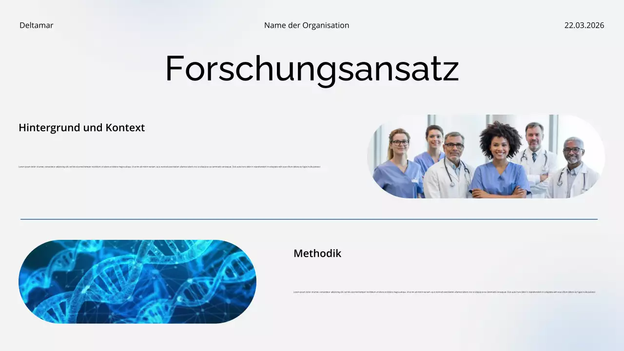 Präsentation des Blue and White Healthcare Trends and Insights Report