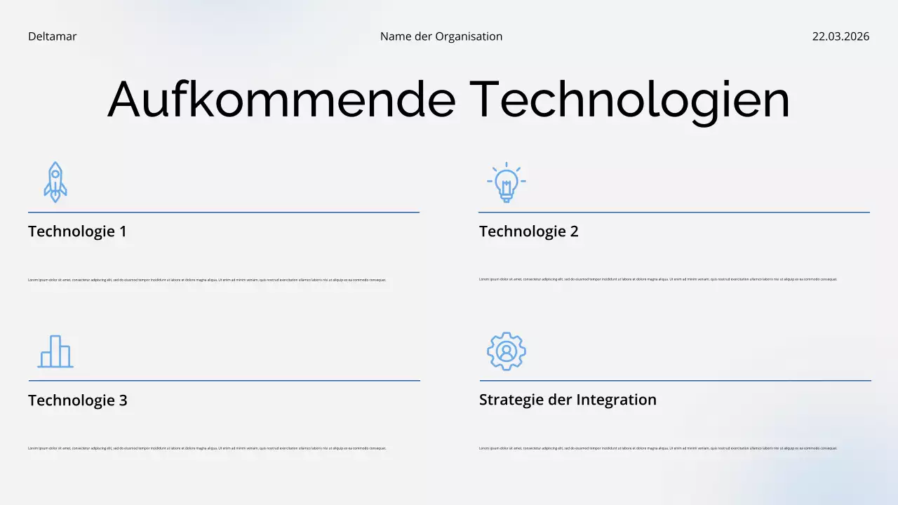 Präsentation des Blue and White Healthcare Trends and Insights Report