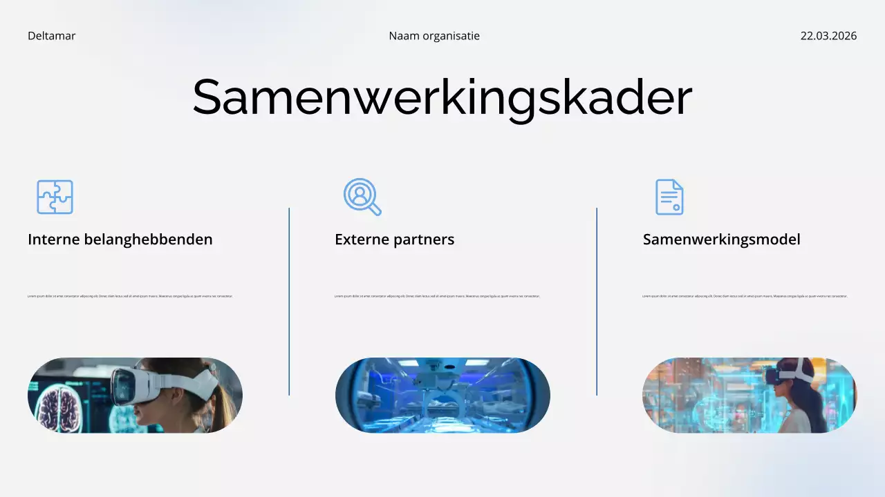 Presentatie van het rapport 'Blauw en Wit Gezondheidszorgtrends en inzichten'