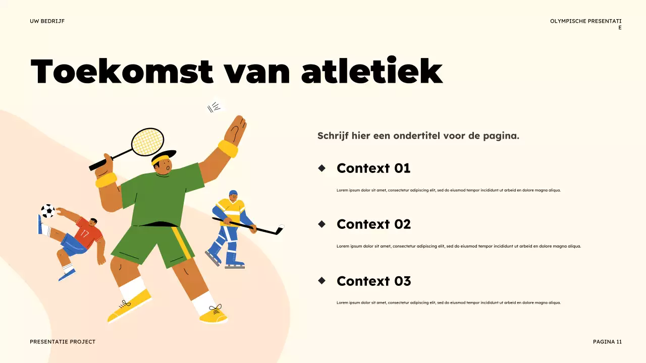 Coral Modern Athletics-presentatie