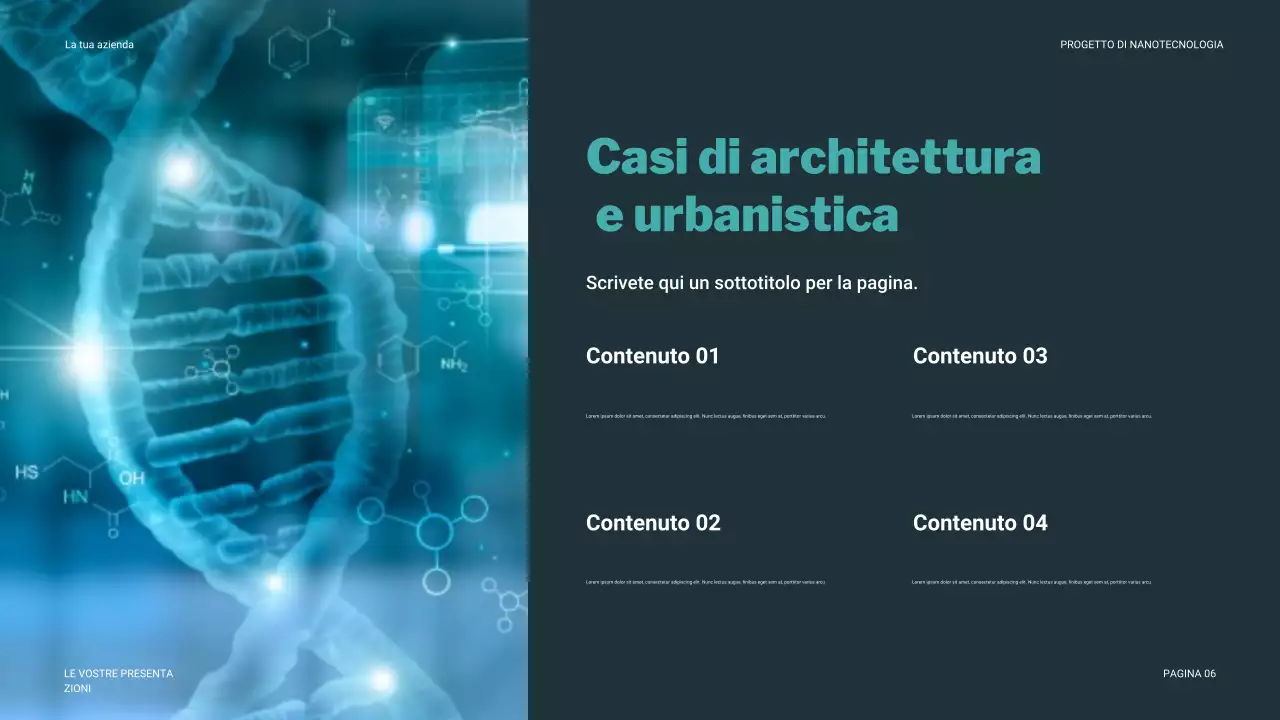 Presentazione della tecnologia moderna in verde acqua