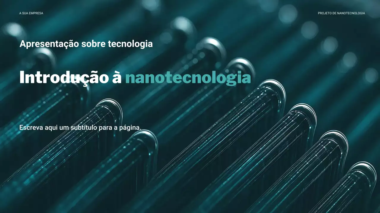 Apresentação da Tecnologia Moderna Teal