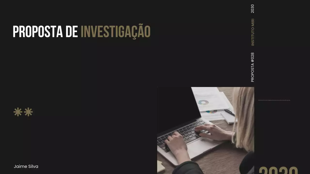 Apresentação da Proposta de Pesquisa Moderna sobre Obscuridade