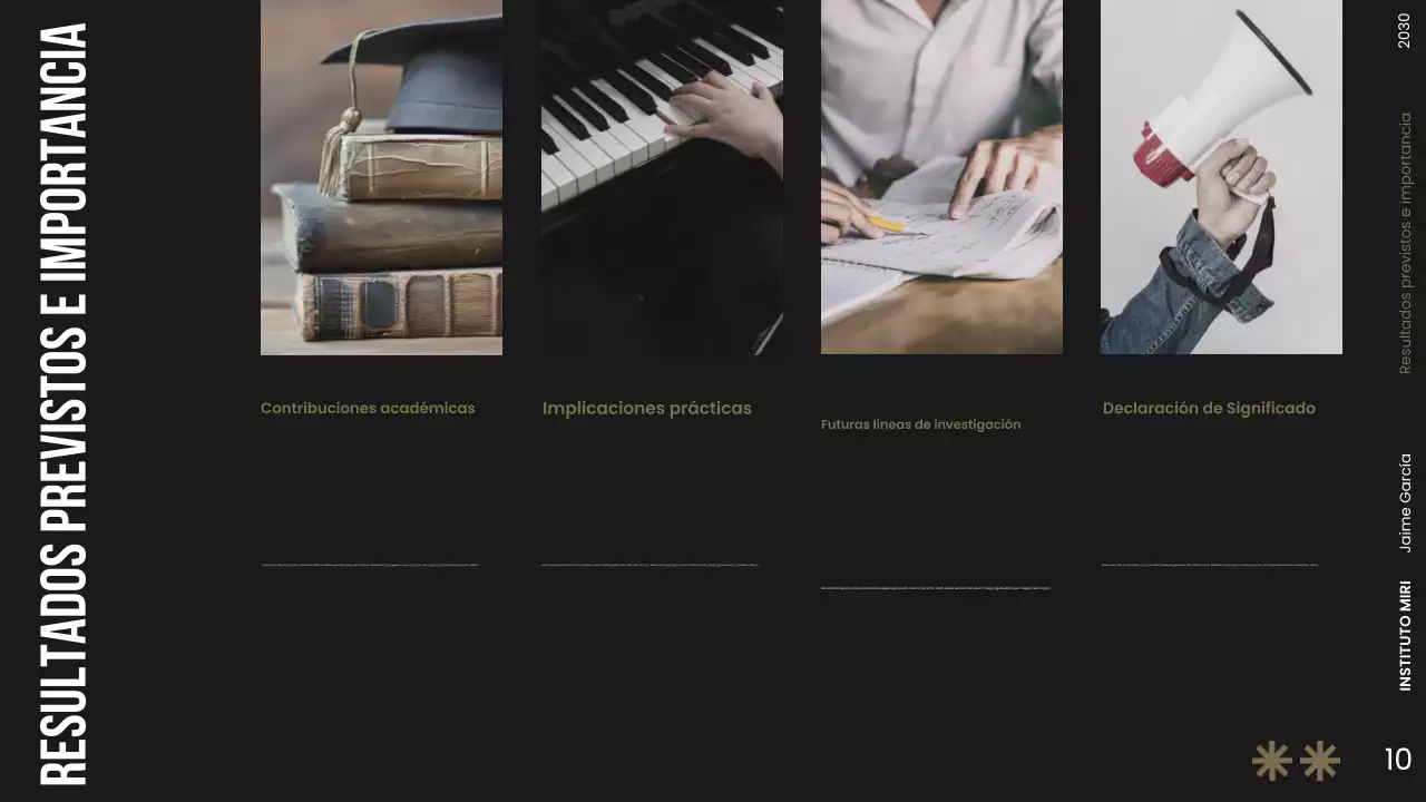 Presentación de la propuesta de investigación sobre la oscuridad moderna