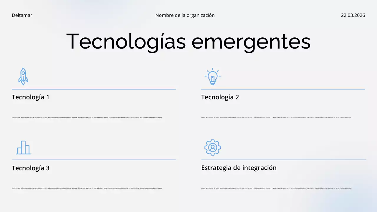 Presentación del informe sobre tendencias y perspectivas de la atención médica de Blue and White