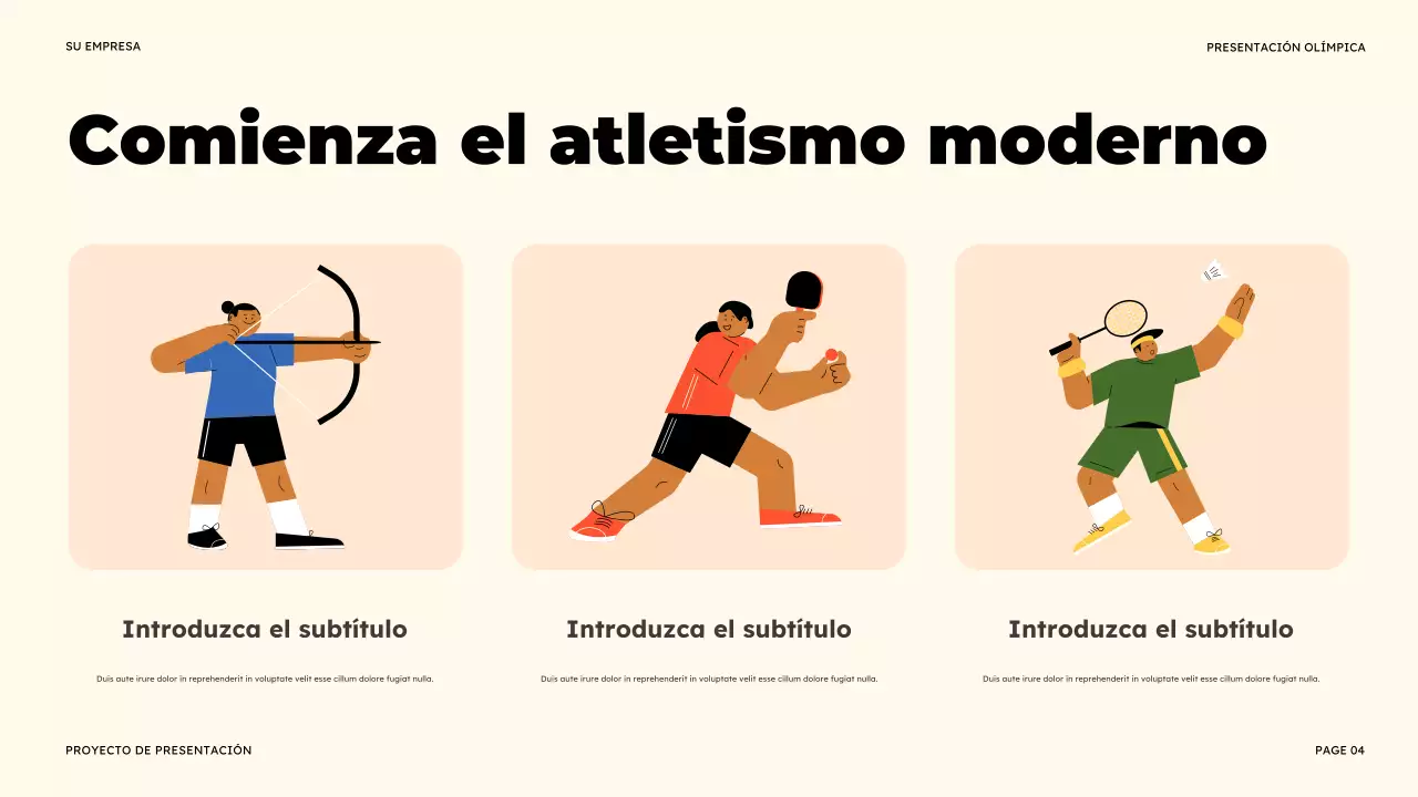 Presentación de Atletismo Moderno Coral