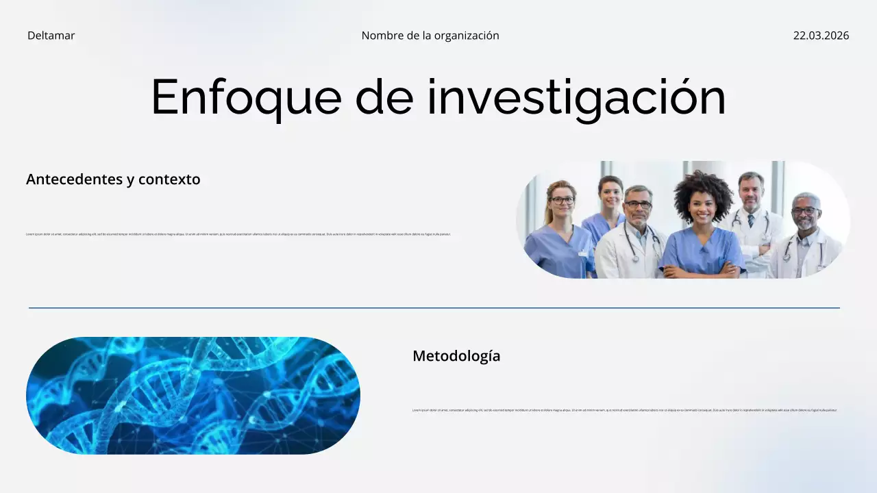 Presentación del informe sobre tendencias y perspectivas de la atención médica de Blue and White