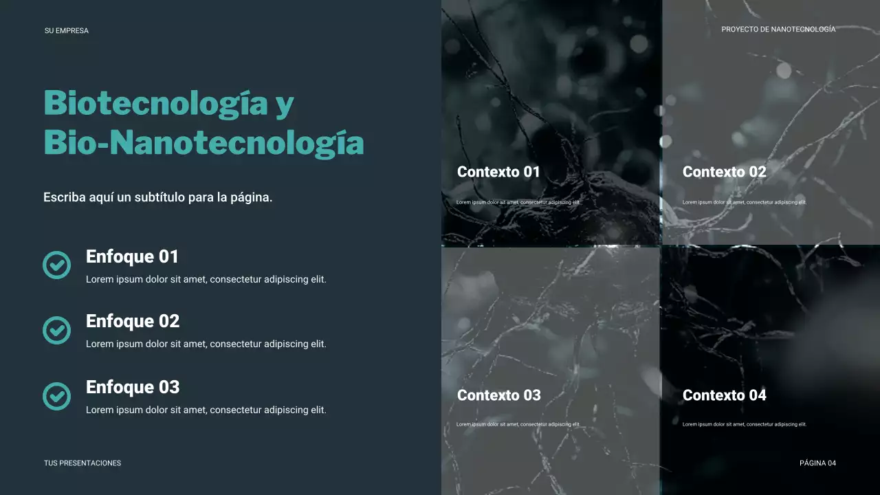 Presentación de tecnología moderna en verde azulado