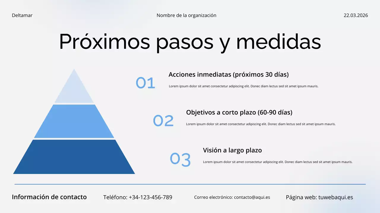 Presentación del informe sobre tendencias y perspectivas de la atención médica de Blue and White