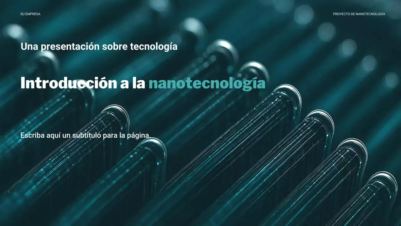 Presentación de tecnología moderna en verde azulado