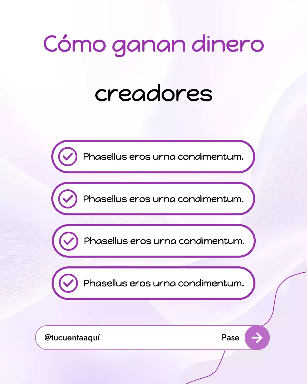 Guía para creadores de Purple Modern: carrusel de publicaciones de Instagram