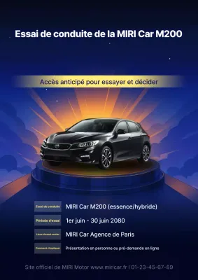 Essai routier de voitures modernes bleues