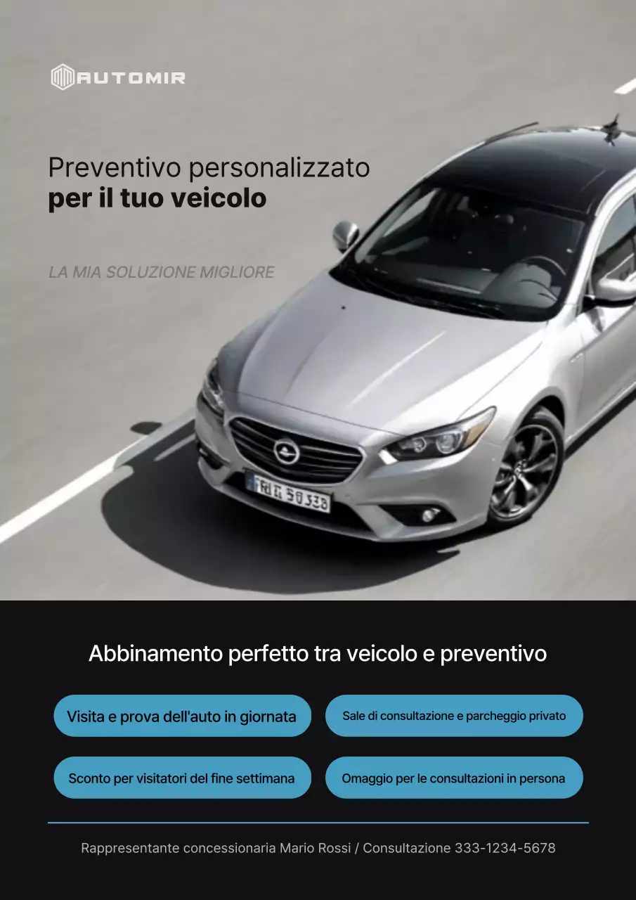 Guida ai preventivi per auto moderne grigie