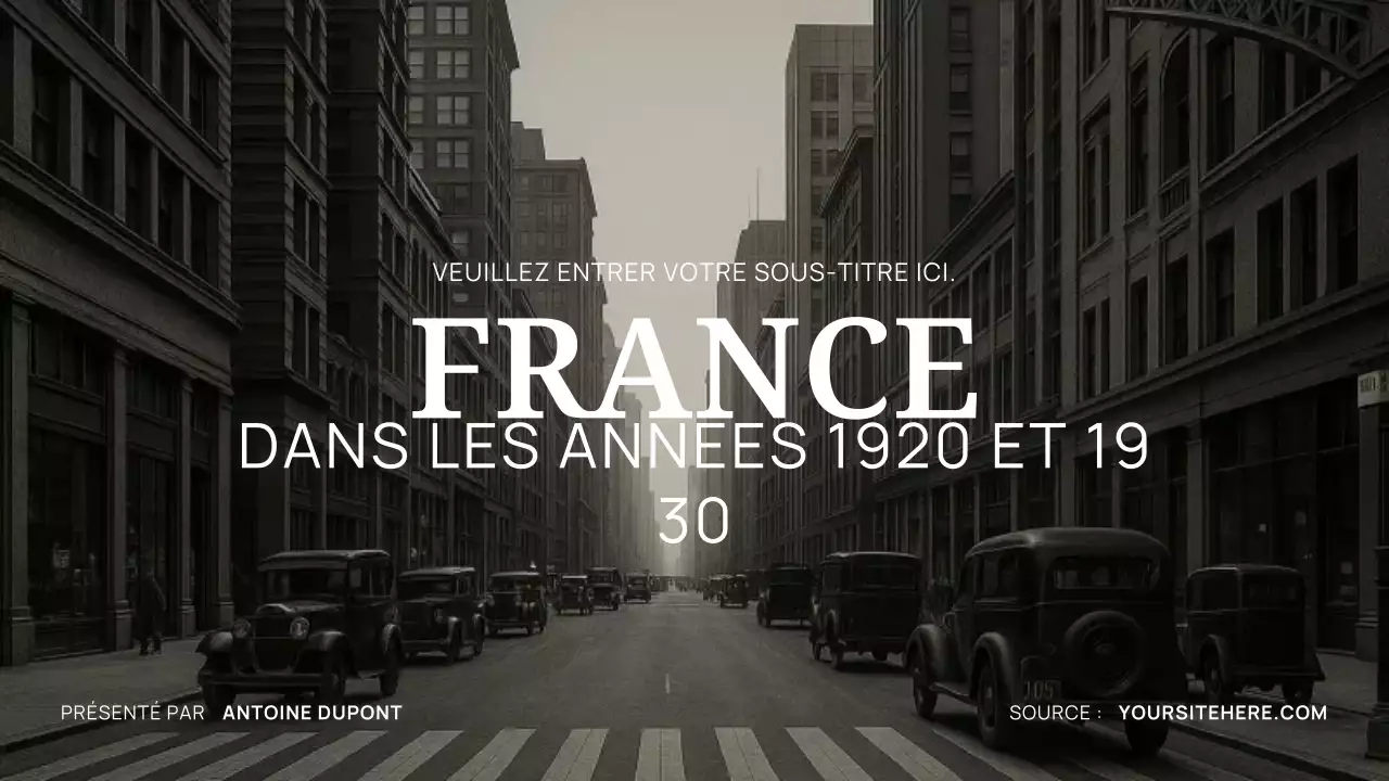 Présentation de l'histoire du vintage noir