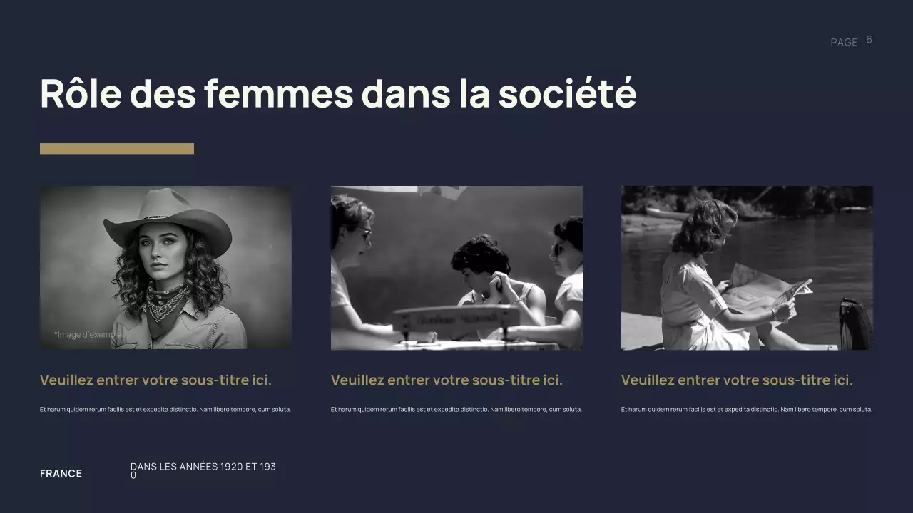 Présentation de l'histoire du vintage noir