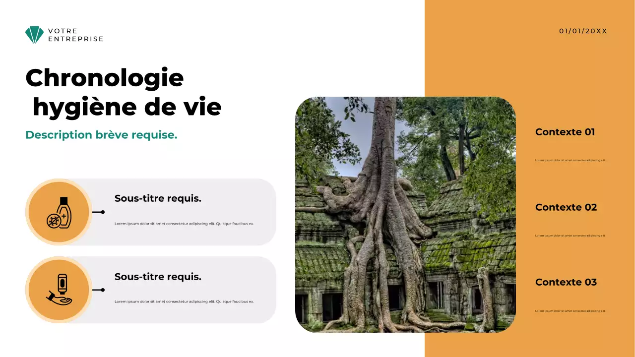 Présentation de l'assainissement vintage beige