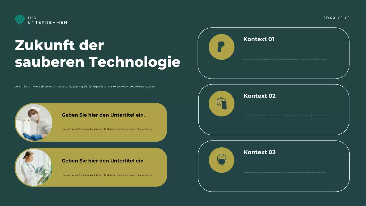 Beige Vintage Hygiene Präsentation