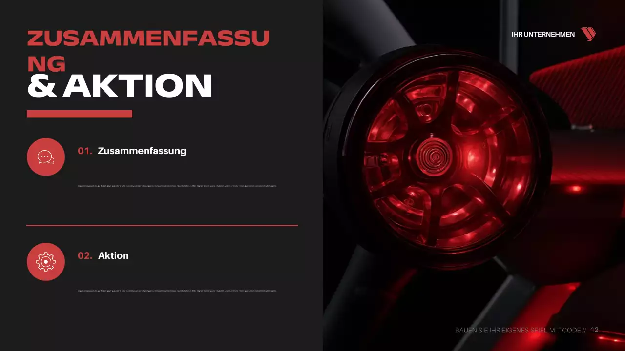 Präsentation des Red Cyber ​​Game Kurses