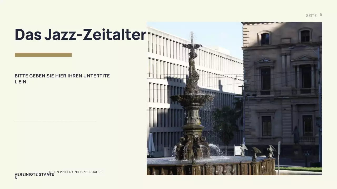 Schwarze Vintage-Geschichte Präsentation