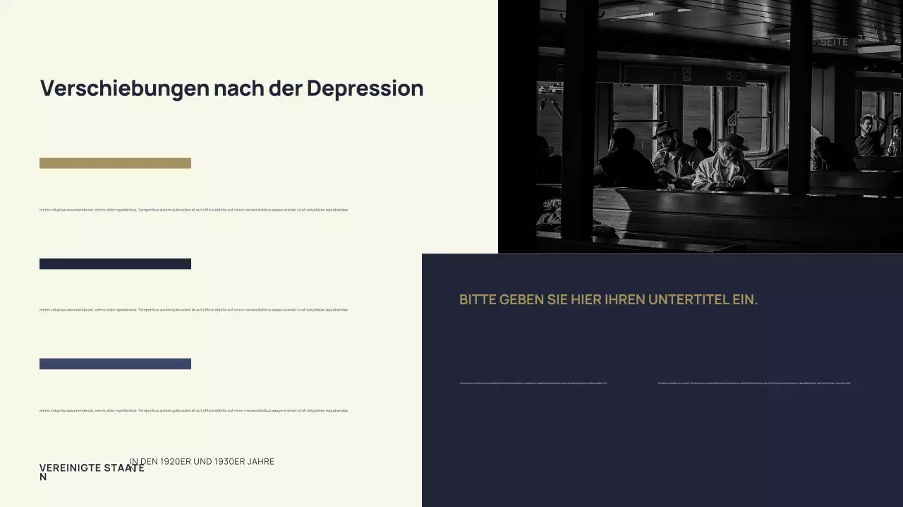 Schwarze Vintage-Geschichte Präsentation