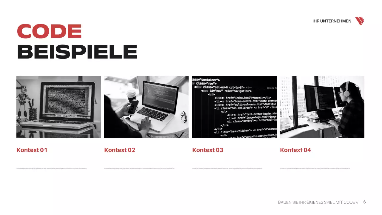 Präsentation des Red Cyber ​​Game Kurses