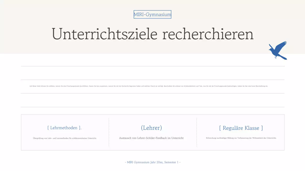 Blue Simple-Bericht zu Lehrmaterialien