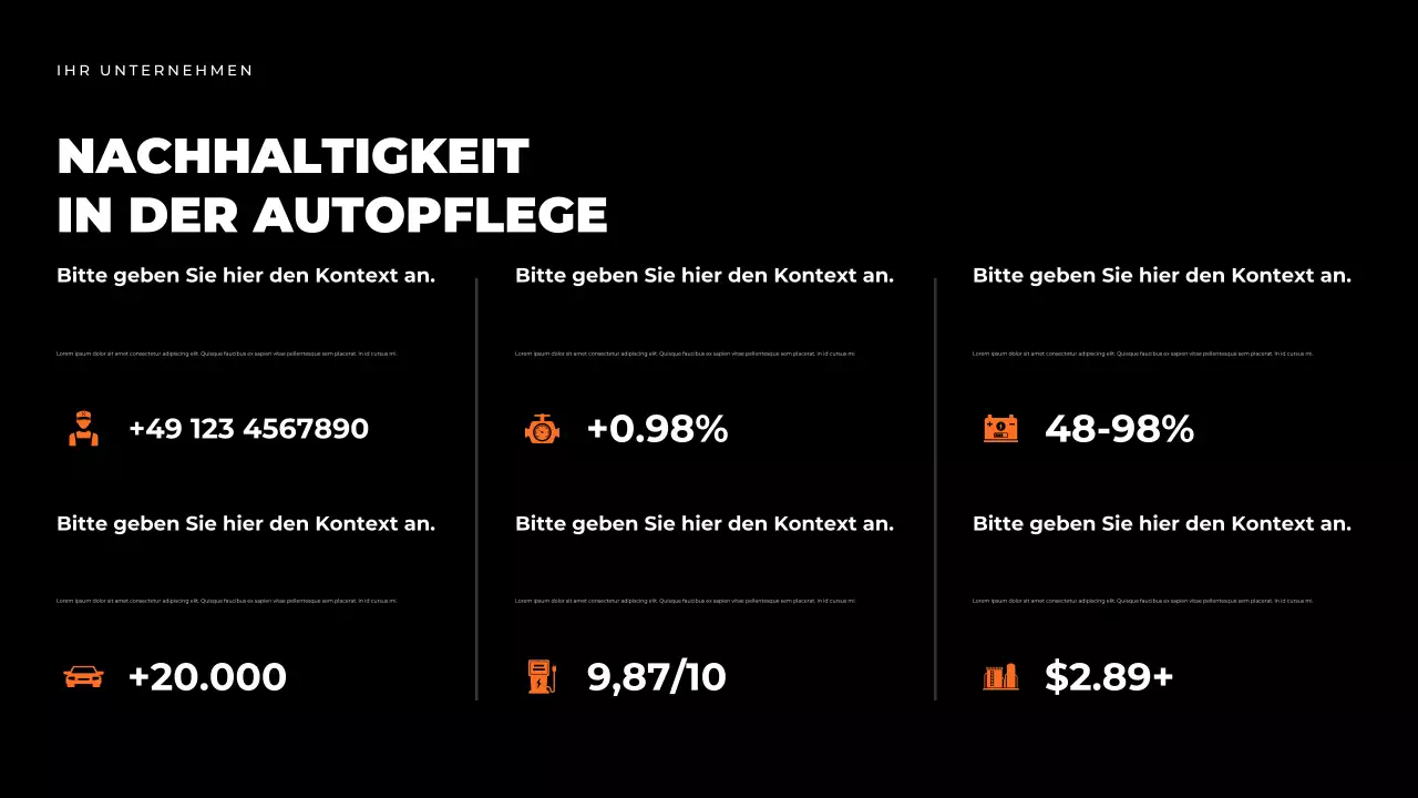 Präsentation des Leitfadens für moderne schwarze Autos