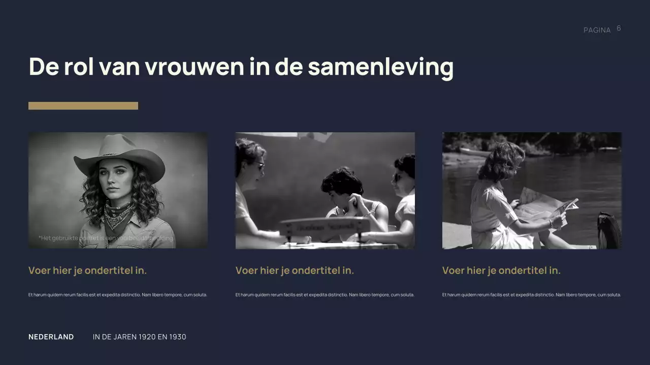 Presentatie over de geschiedenis van Black Vintage