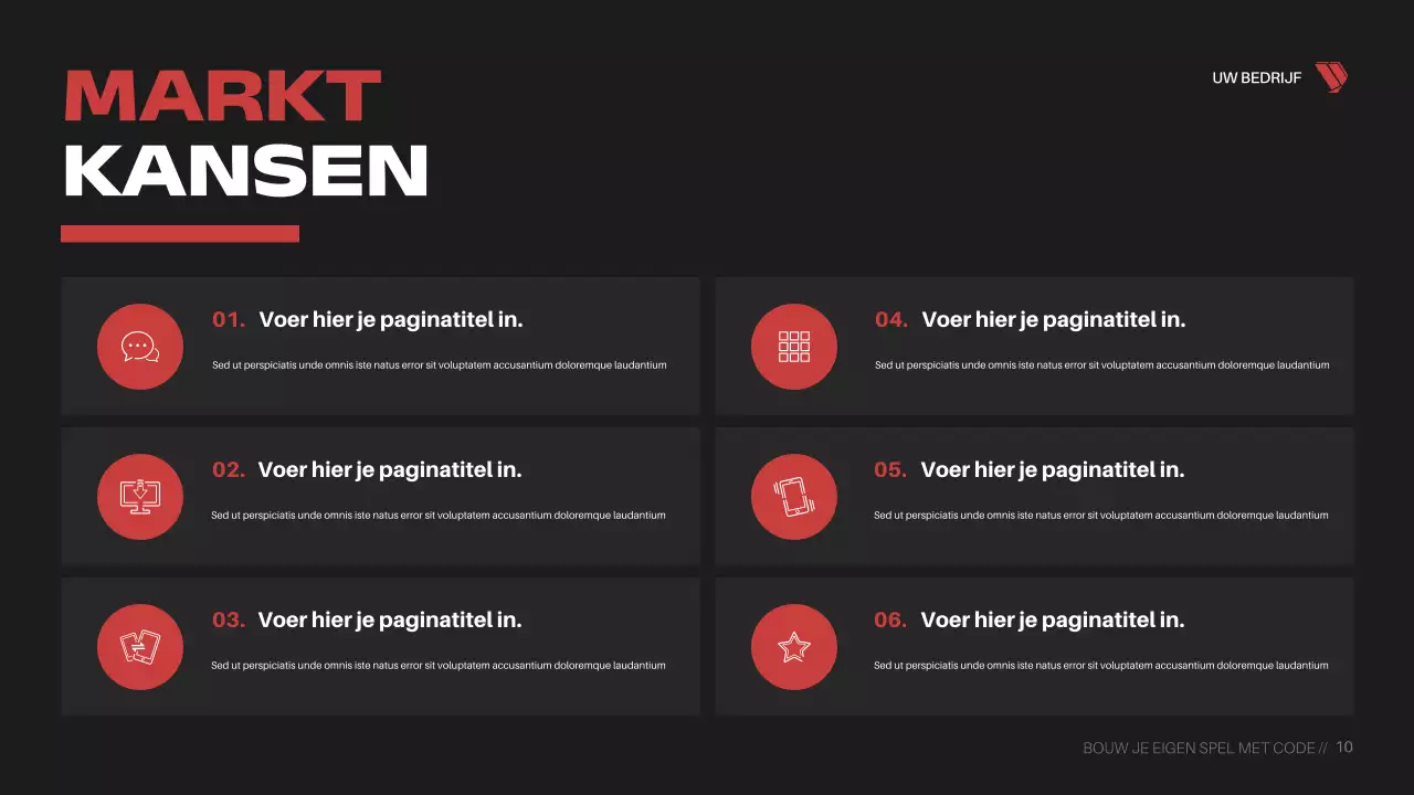 Presentatie van de Red Cyber ​​Game-cursus