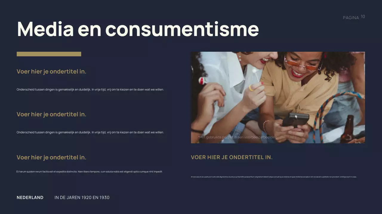 Presentatie over de geschiedenis van Black Vintage