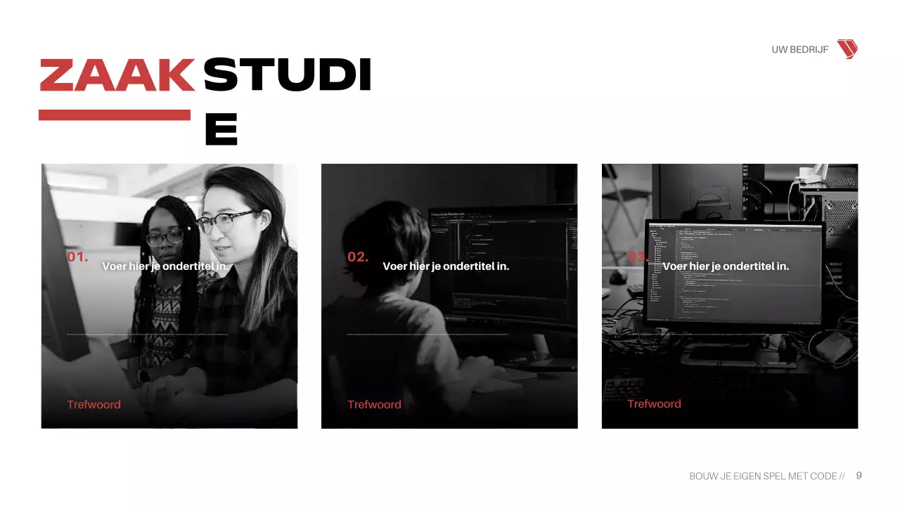 Presentatie van de Red Cyber ​​Game-cursus