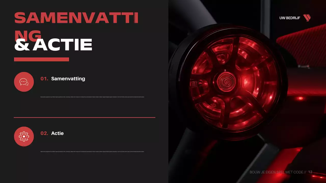 Presentatie van de Red Cyber ​​Game-cursus