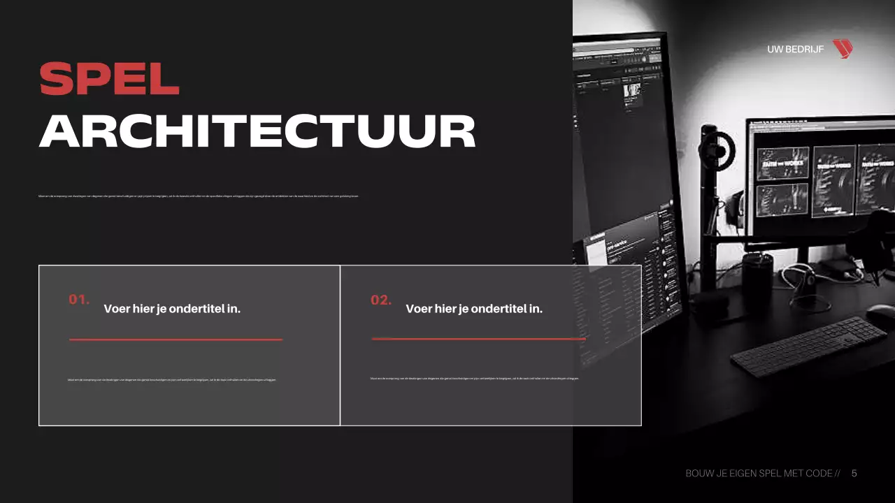 Presentatie van de Red Cyber ​​Game-cursus