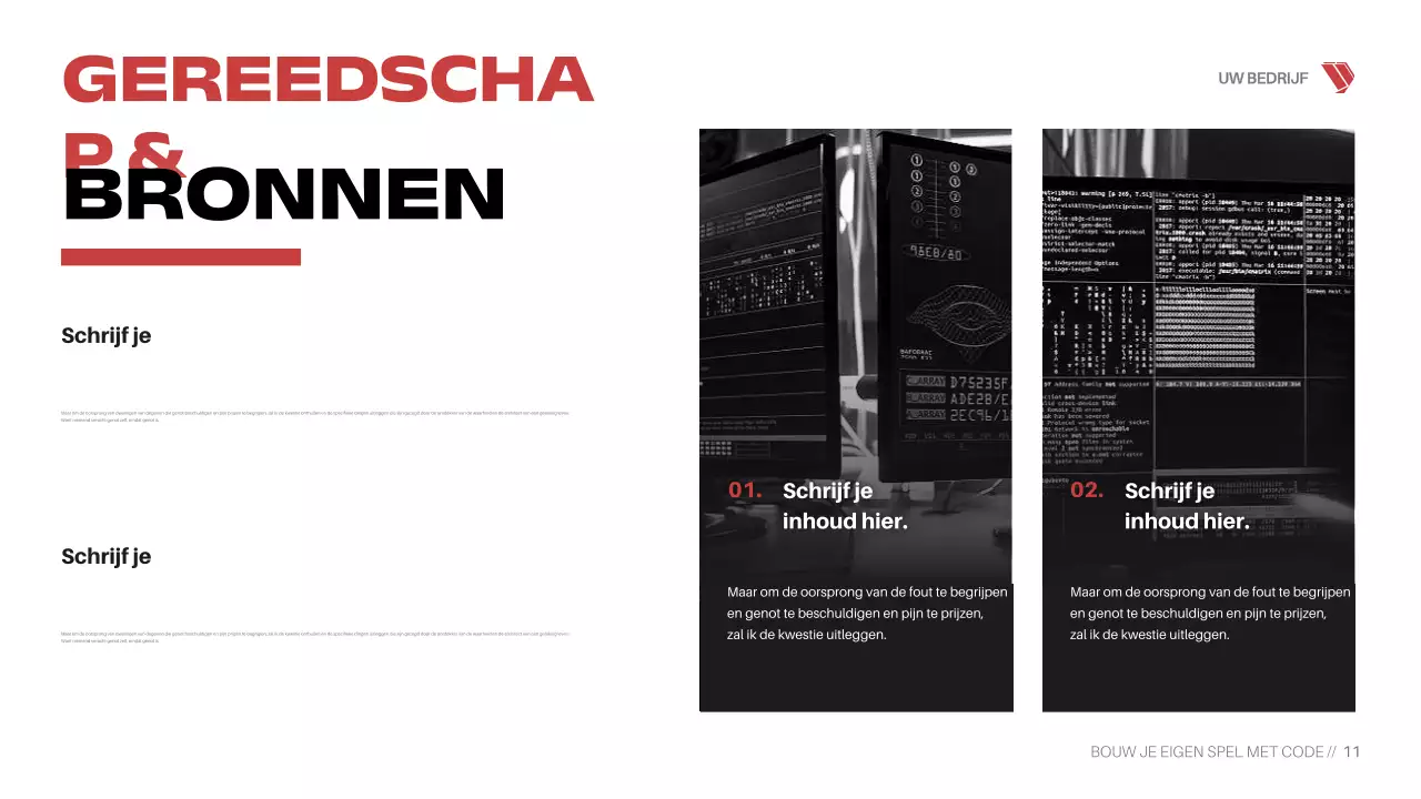 Presentatie van de Red Cyber ​​Game-cursus