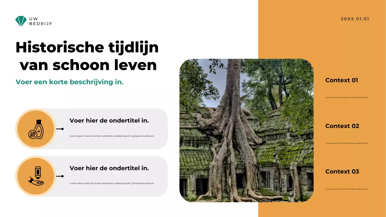 Beige Vintage Sanitair Presentatie