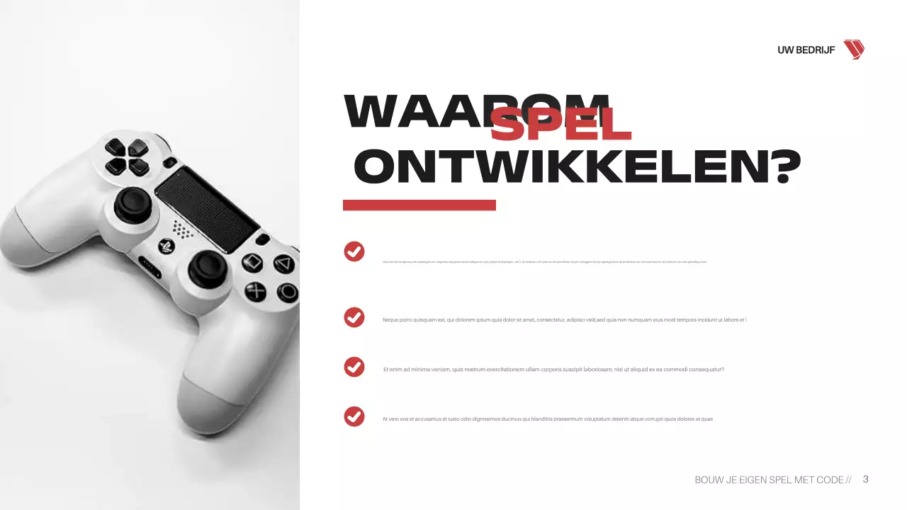 Presentatie van de Red Cyber ​​Game-cursus