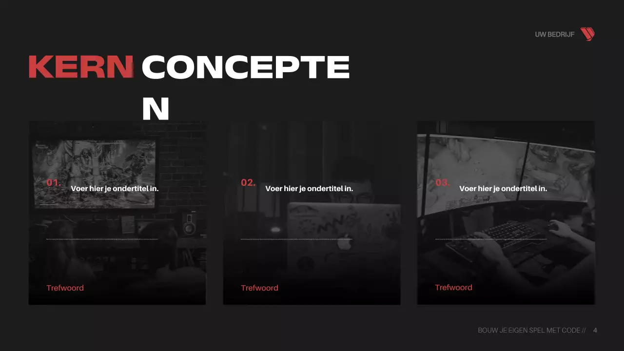 Presentatie van de Red Cyber ​​Game-cursus