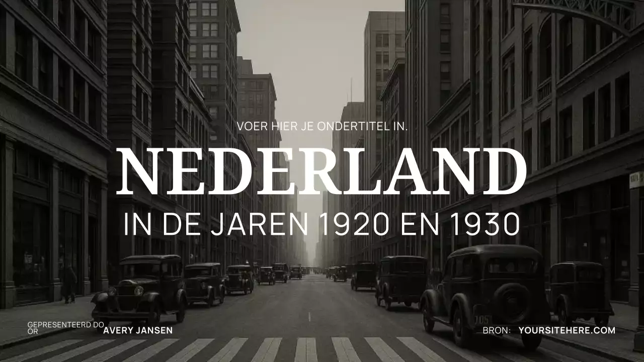 Presentatie over de geschiedenis van Black Vintage