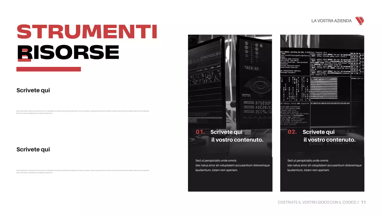 Presentazione del corso Red Cyber ​​Game