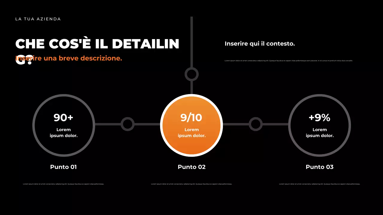 Presentazione della guida per auto moderne nere